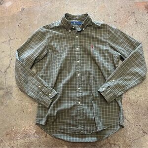 Ralph Lauren Plaid Oxford Shirt (L)